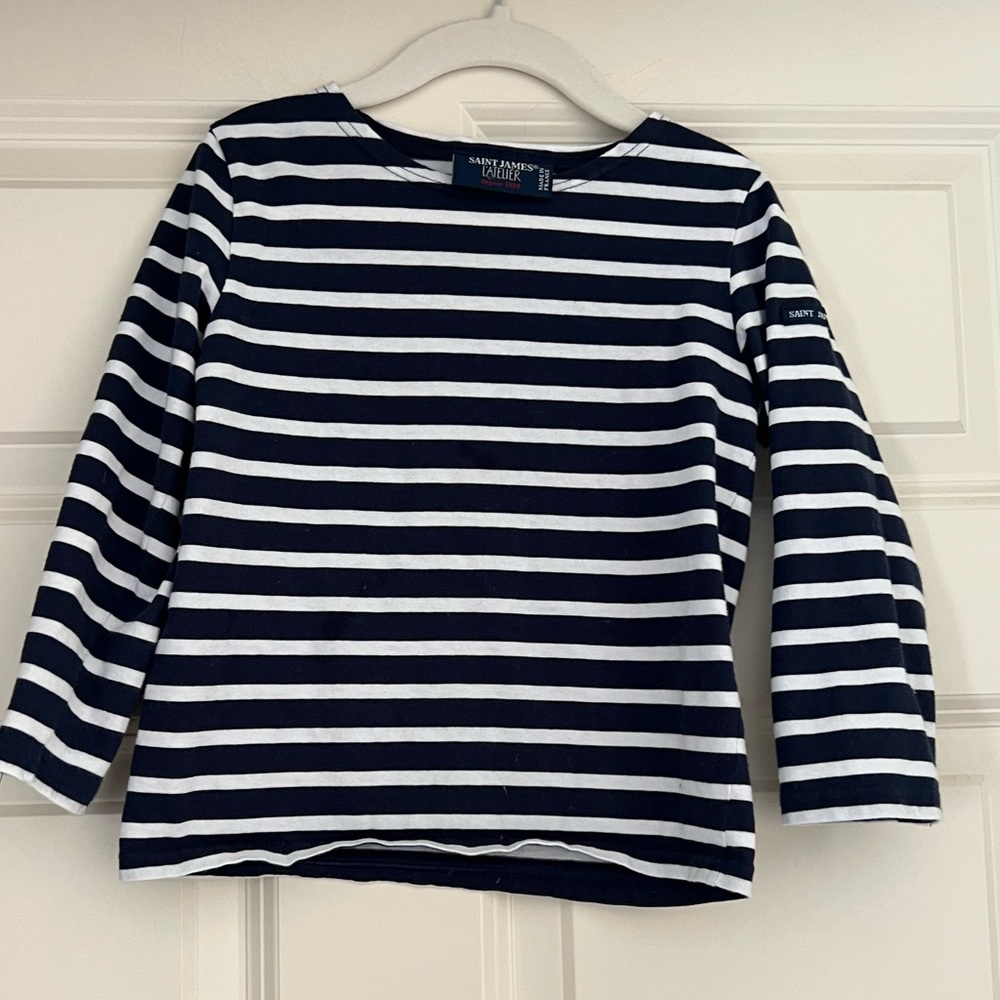 ❤️ Blogger’s Favorite Saint James Kids Minquiers Mod E Authentic Breton Shirt